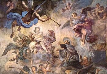 Francesco Solimena : Saint Cajetan Appeasing Divine Anger